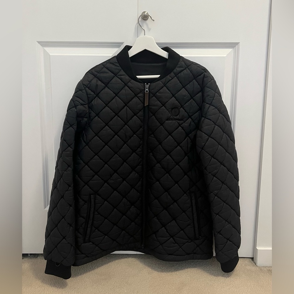 Beanpole Quilted Black Bomber Jacket
